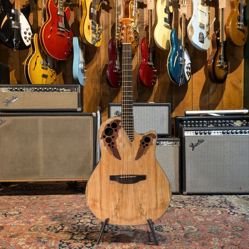 Ovation CE44P Celebrity Elite Plus 2010s - Spalted Maple - Image 3