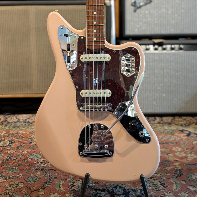 Partcaster Fender Jaguar Shell Pink - Image 2