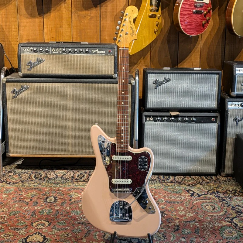 Partcaster Fender Jaguar Shell Pink - Image 4