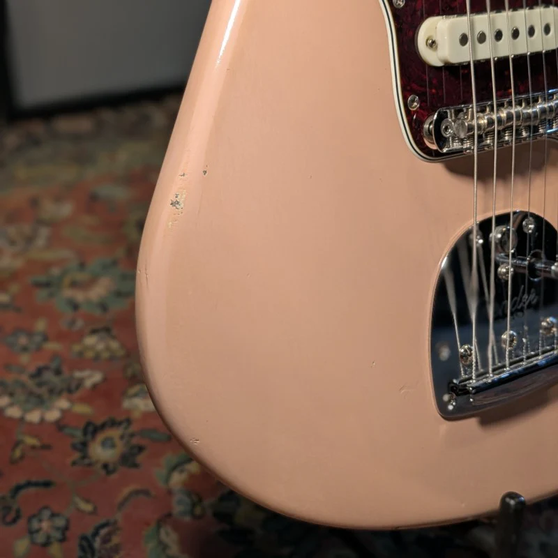 Partcaster Fender Jaguar Shell Pink - Image 8