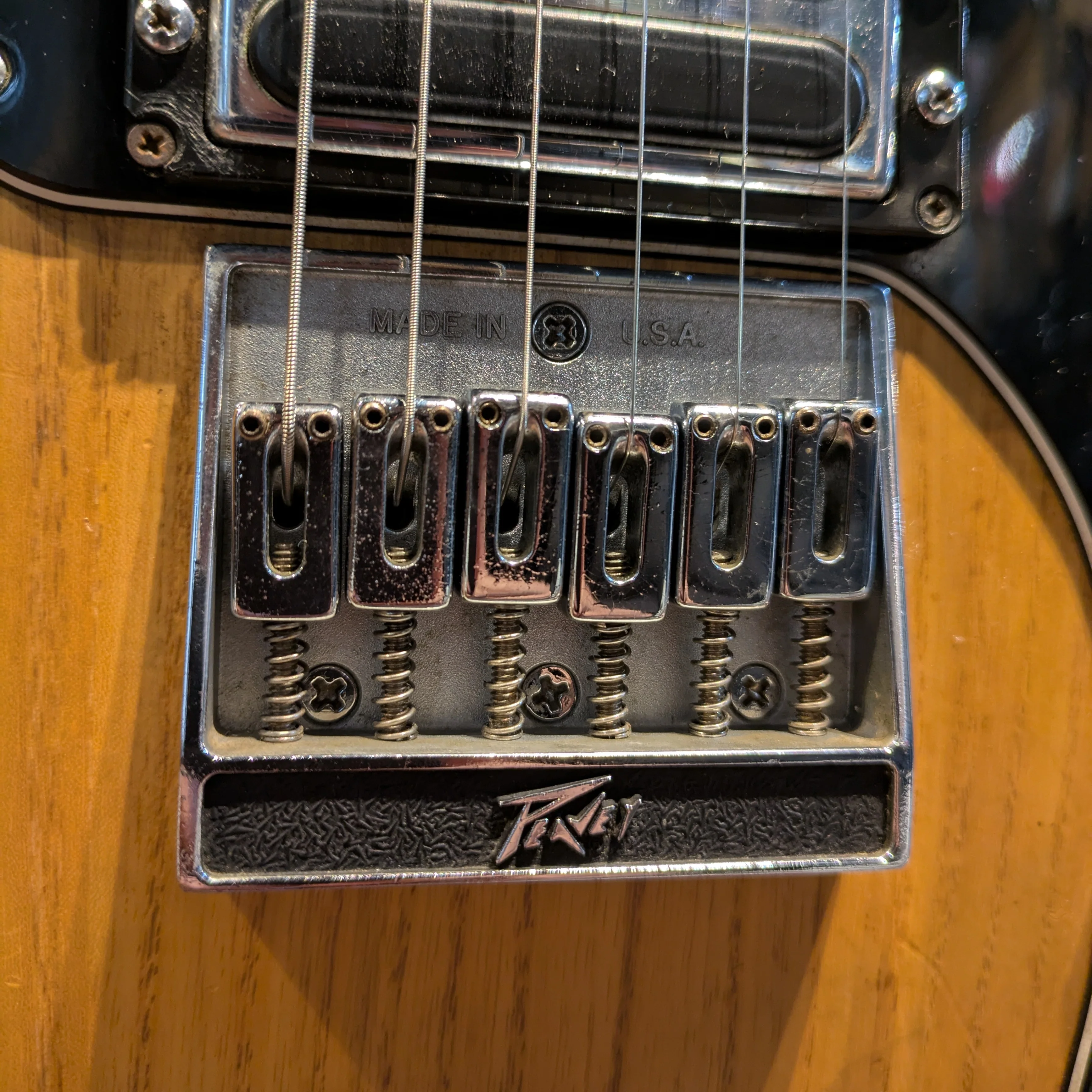 Peavey T-60 with Maple Fretboard 1978 - 1988 - Natural - Image 7