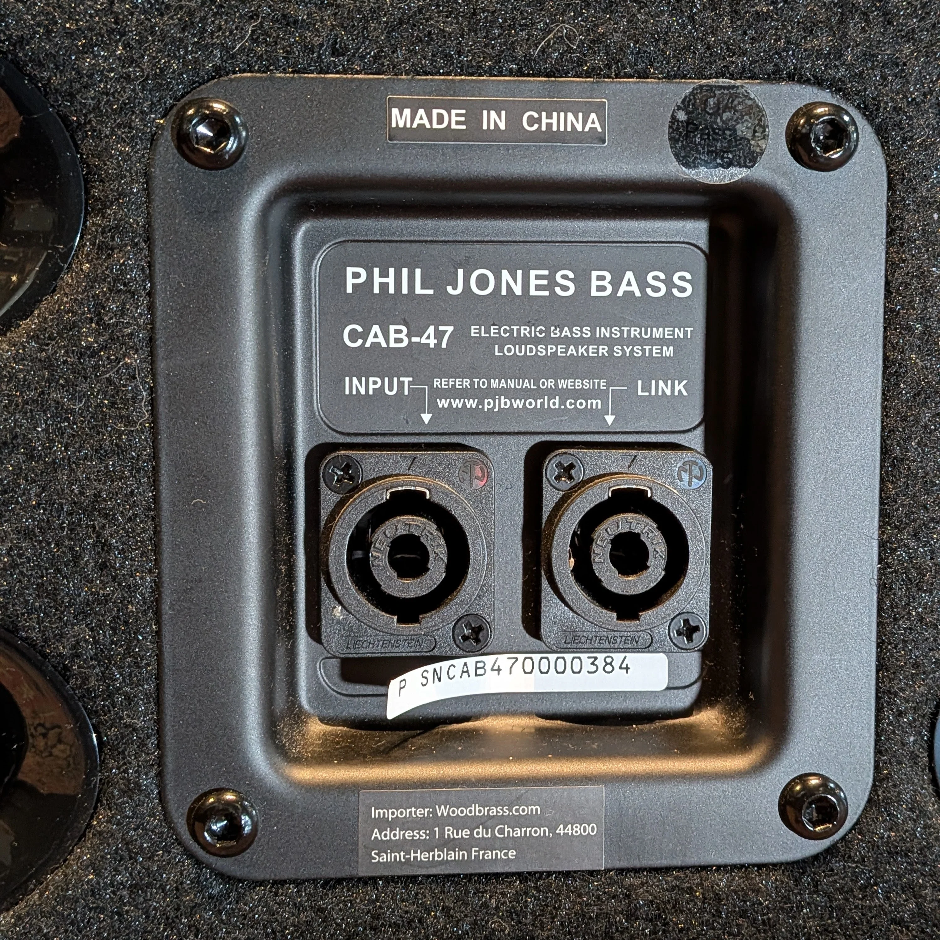 Phil Jones Cab 47 300-Watt 4x7" Bass Cabinet - Image 6