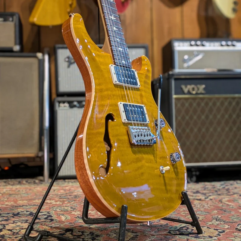 PRS CE 24 Semi-Hollow 2019 - Amber - Image 2