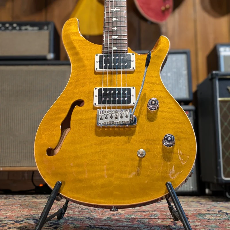 PRS CE 24 Semi-Hollow 2019 - Amber - Image 8