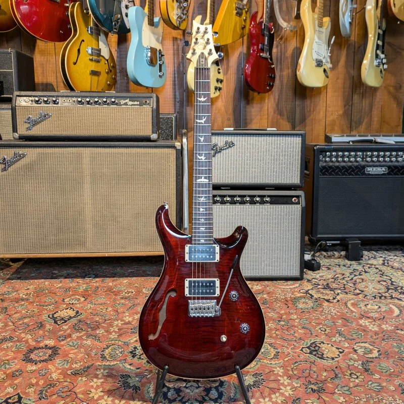 PRS CE 24 Semi-Hollow 2021 Fire Red Burst - Image 3