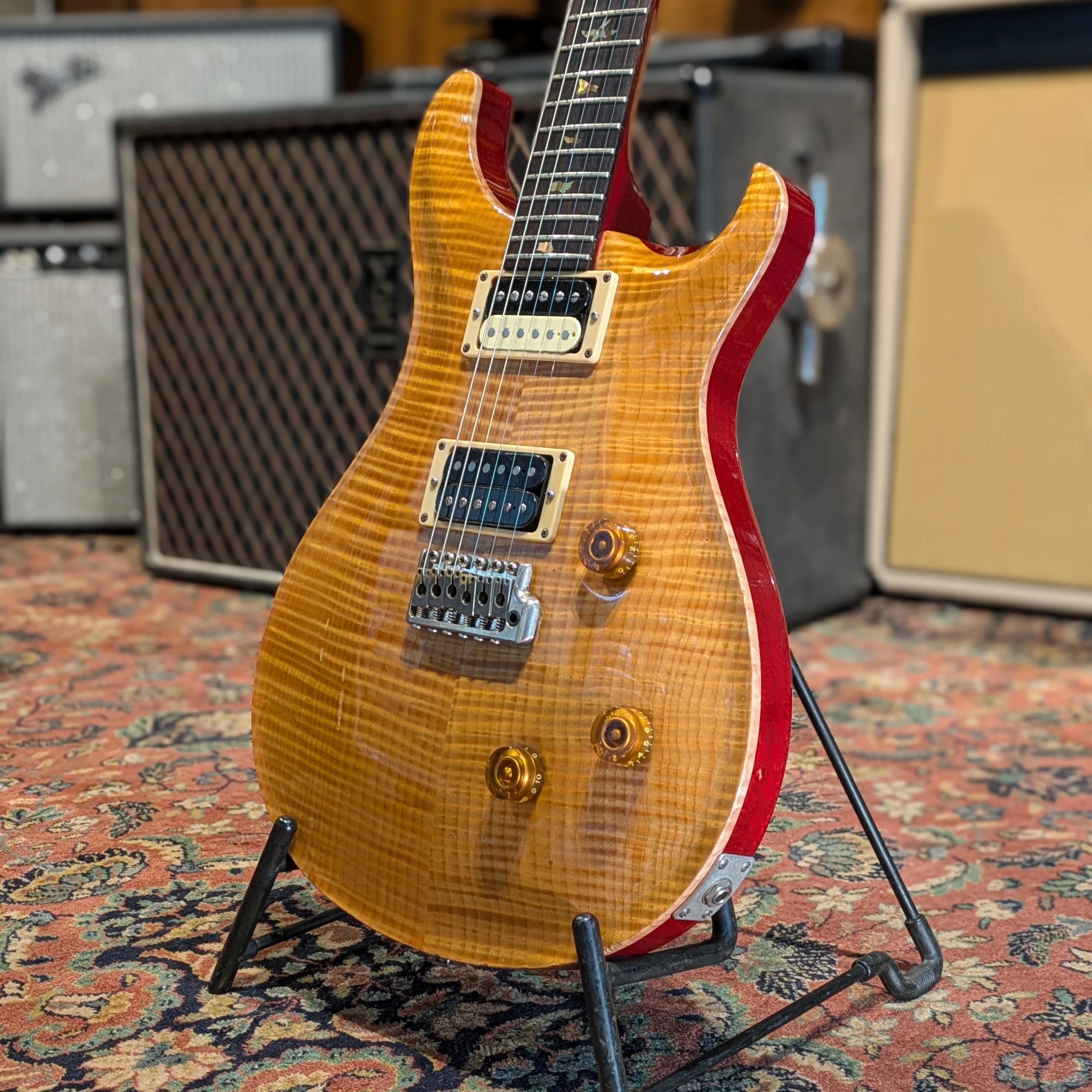 PRS Custom 24 1988 - Vintage Yellow - Image 5