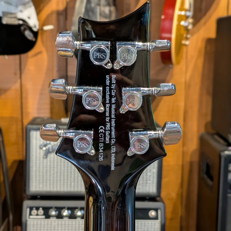 PRS SE Custom 24 - Black Gold Burst - Image 8