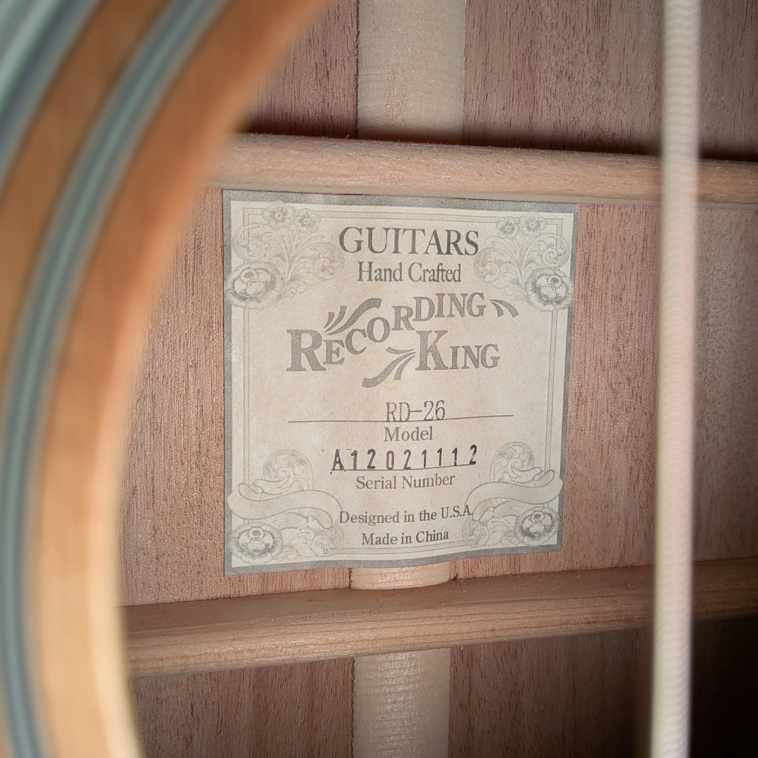Recording King RD-26 - Natural - Image 7