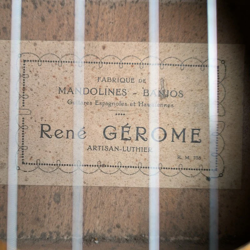 Rene Gerome Guitar 50's - Image 10