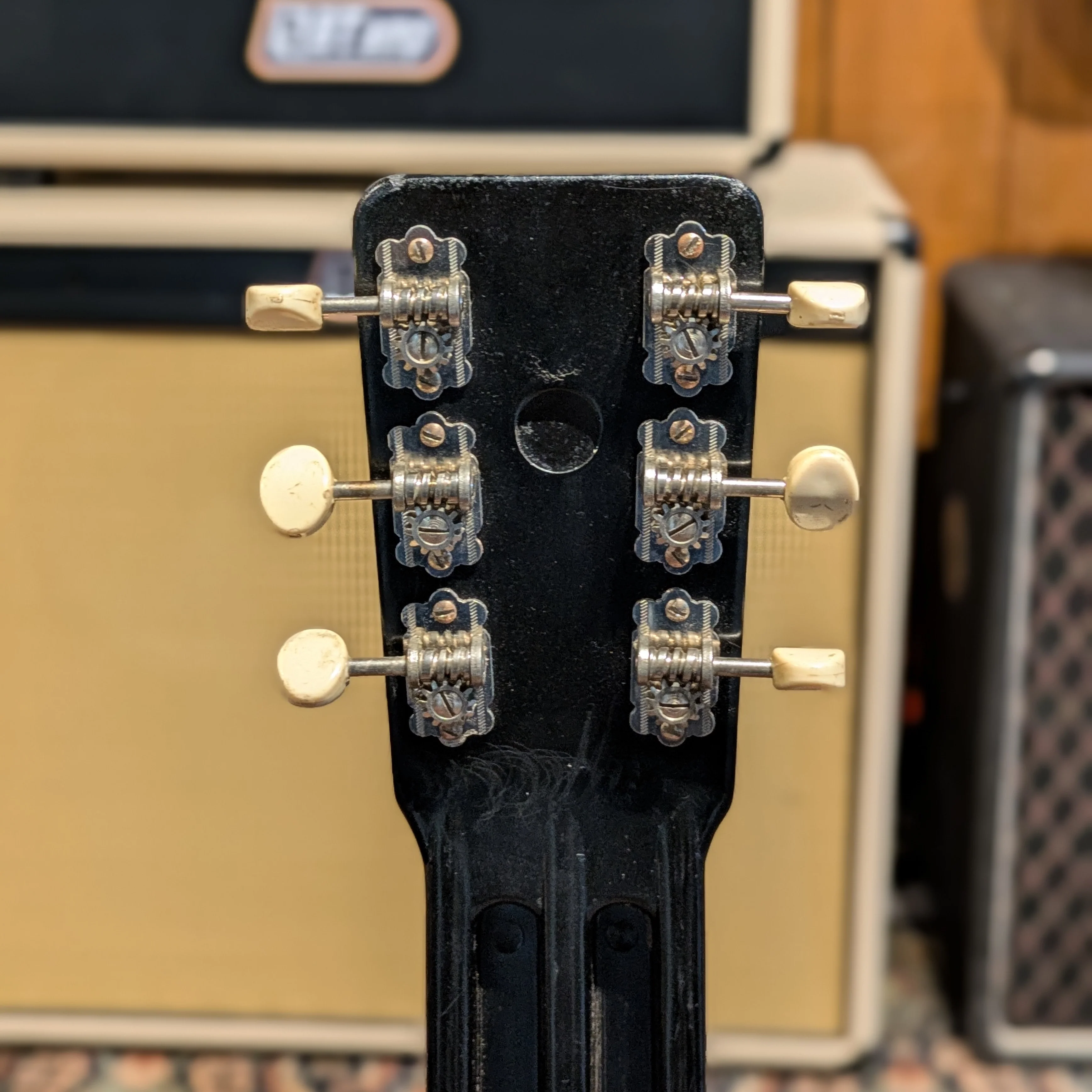 Rickenbacker Electro Model B Lap Steel 1940's - Black with Chrome Plates - Image 4