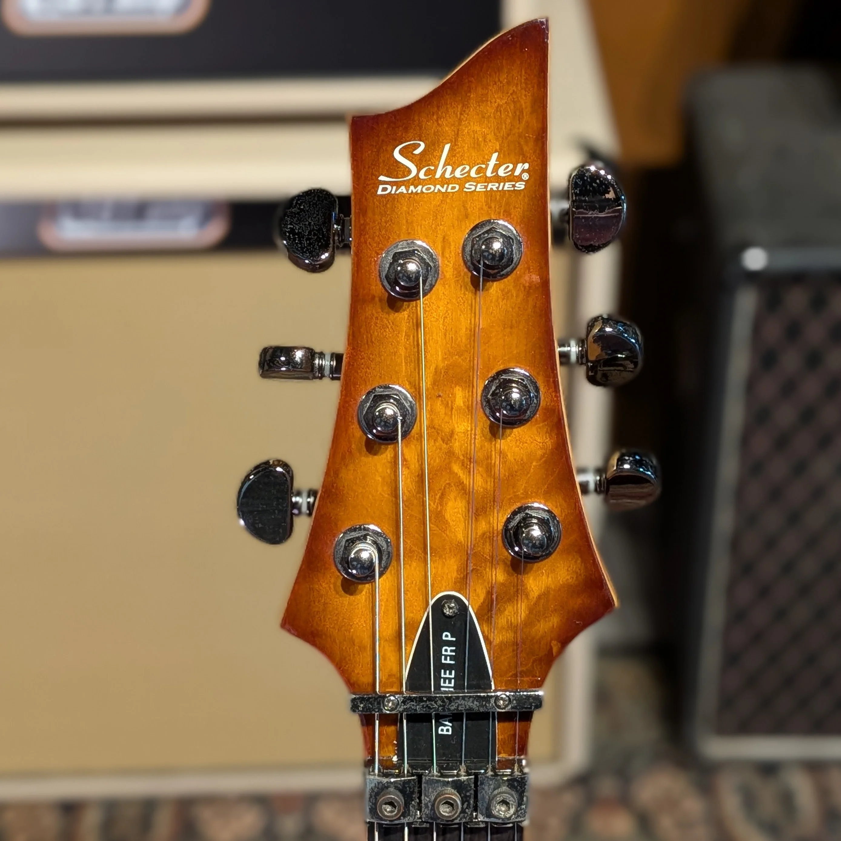 Schecter Banshee-6 FR Passive 2013 - 2015 - Faded Vintage Sunburst - Image 5