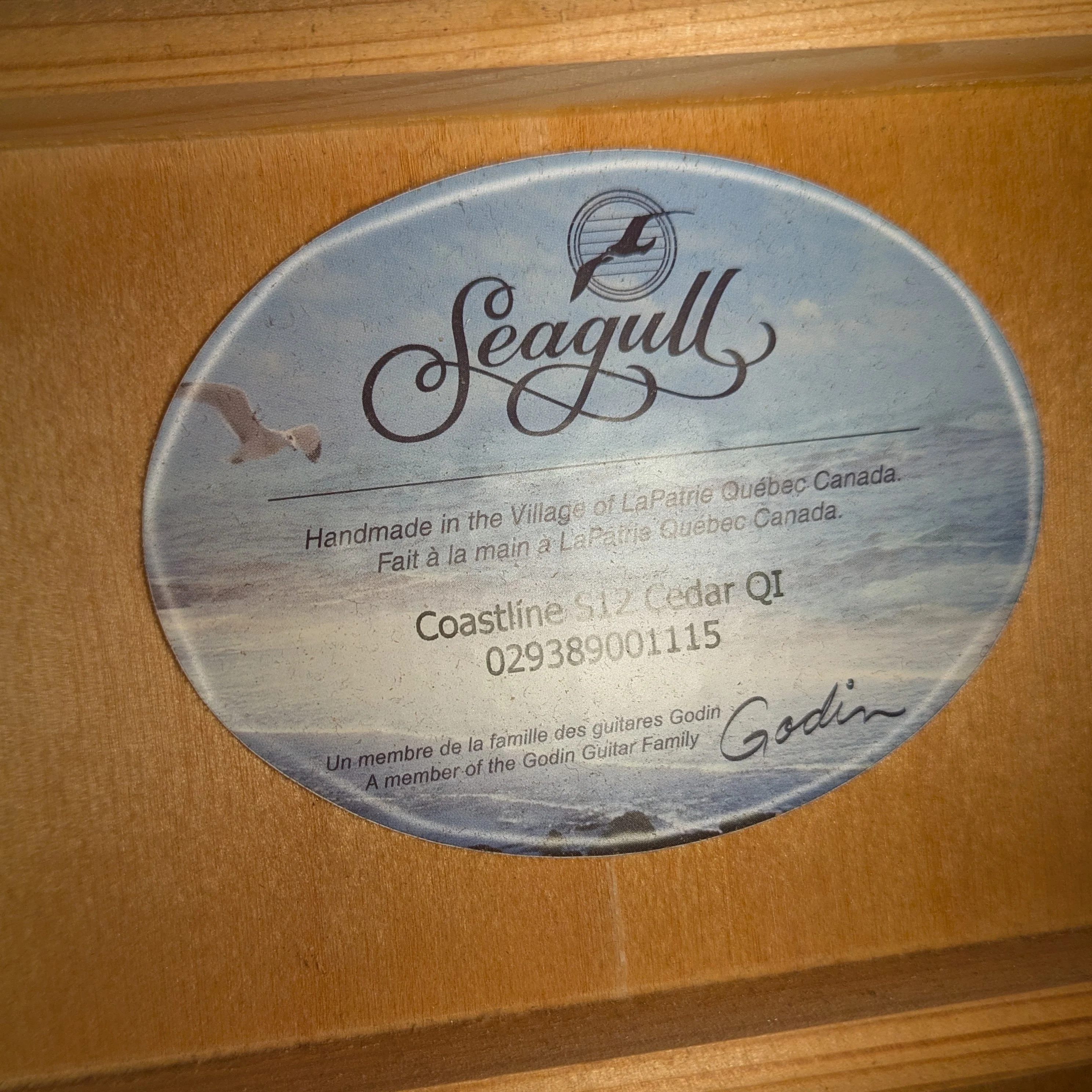 Seagull Coastline S12 Cedar QI - Natural - Image 10