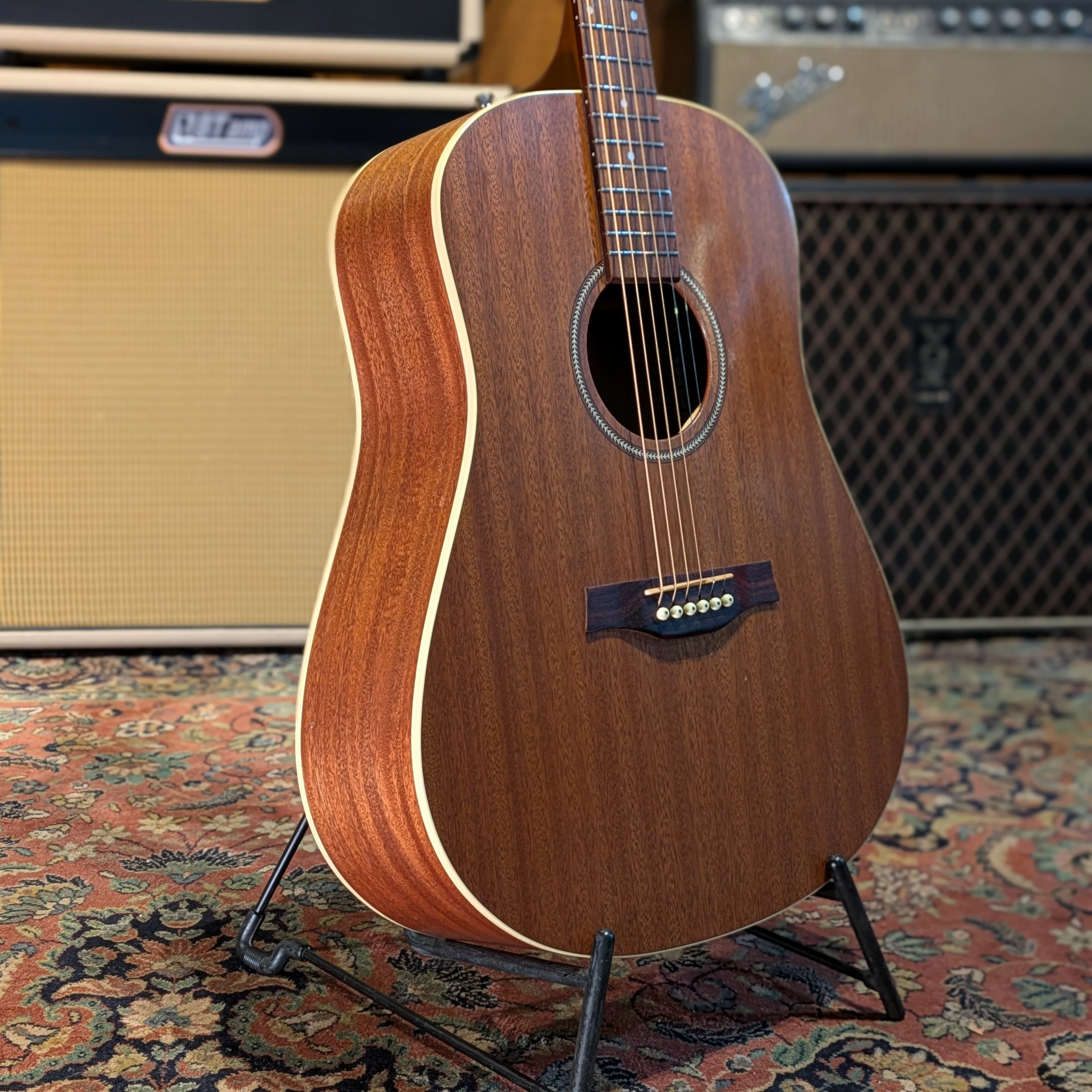 Seagull S6 Mahogany Deluxe A/E - Natural - Image 4