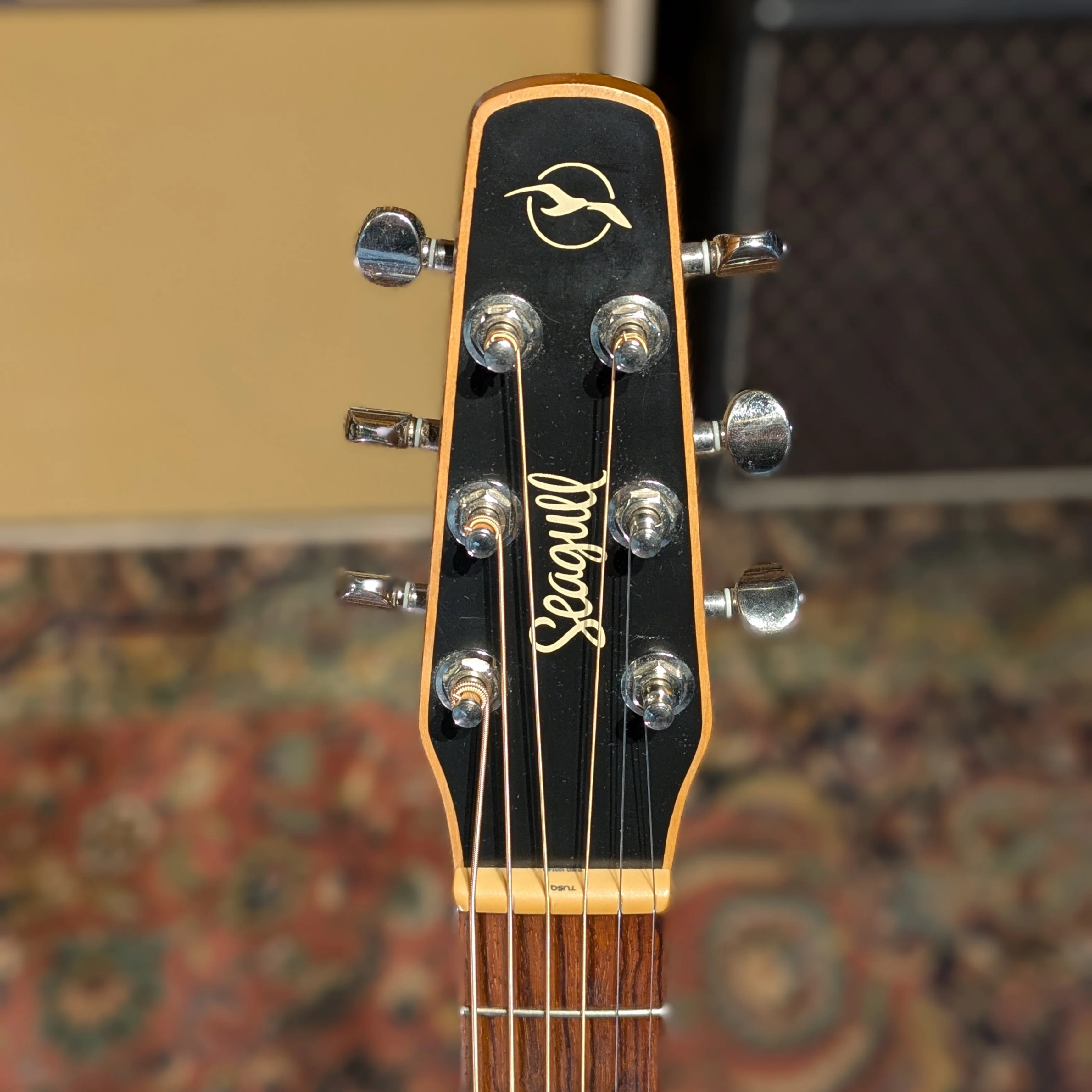 Seagull S6 Mahogany Deluxe A/E - Natural - Image 7