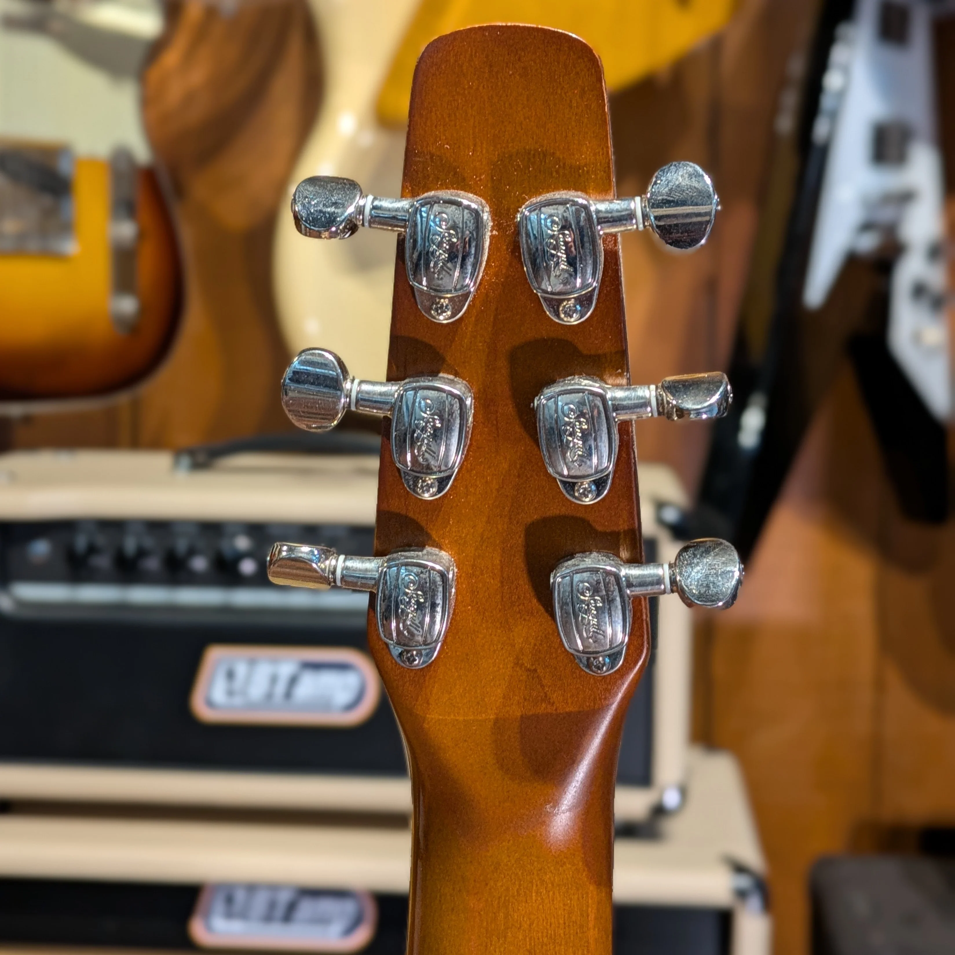 Seagull S6 Mahogany Deluxe A/E - Natural - Image 8
