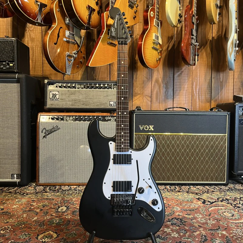 Squier Contemporary Active Stratocaster HH 2017 - Flat Black - Image 3