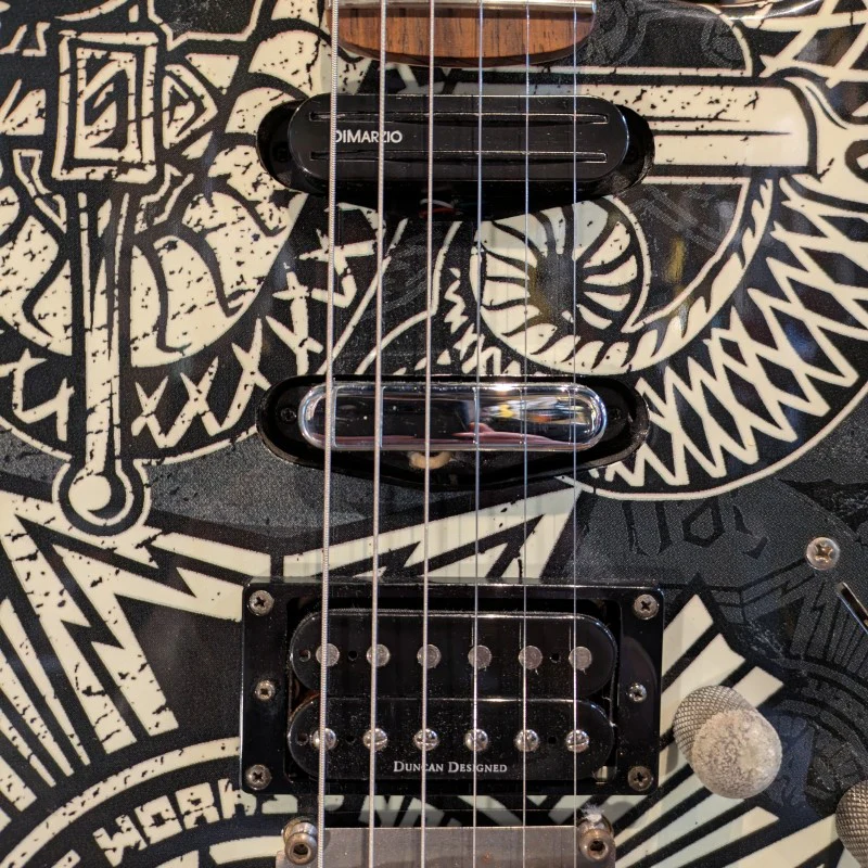 Squier Obey Stratocaster HSS - Obey Collage - Image 5