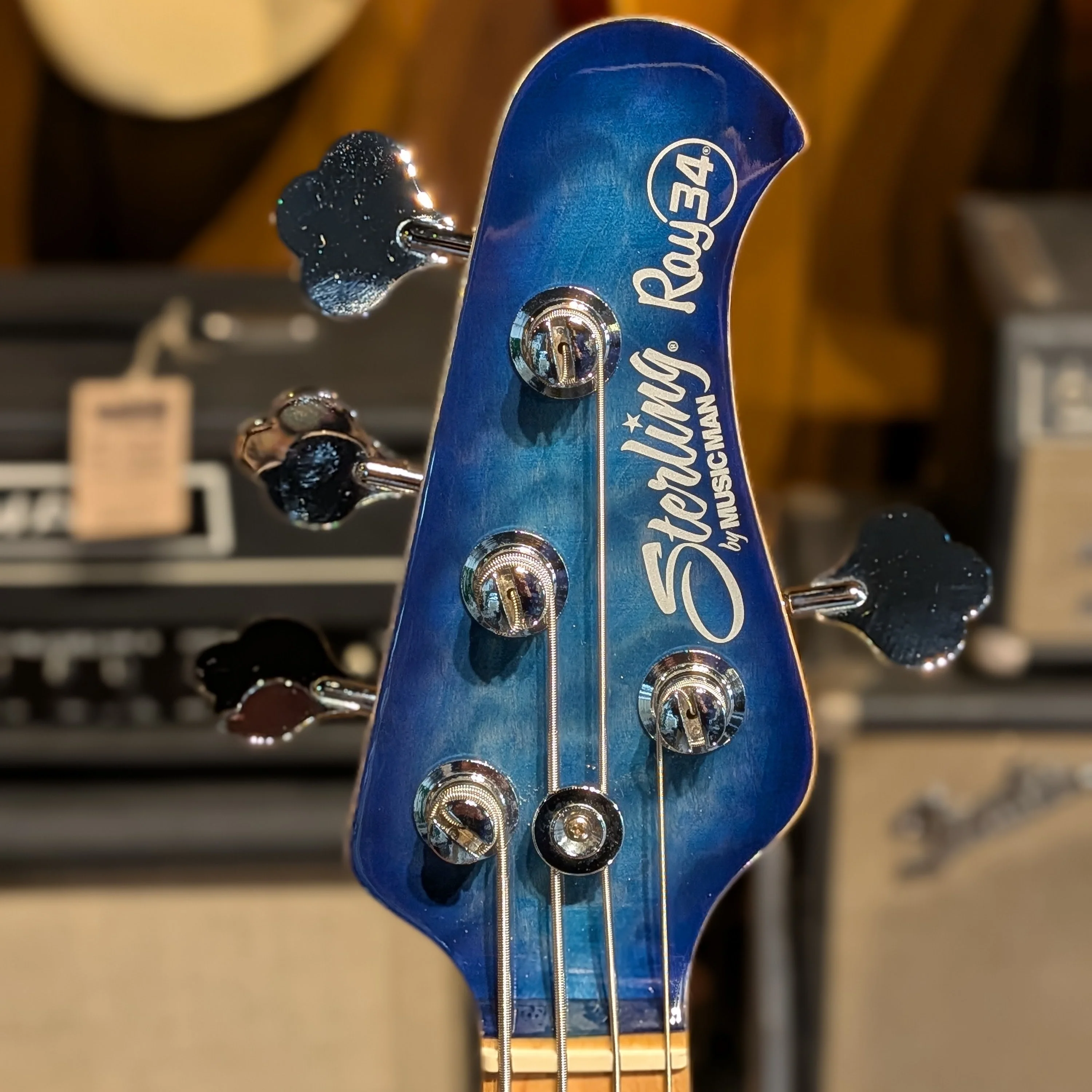Sterling by MusicMan Ray 34 - Neptune Blue - Korea - Image 5