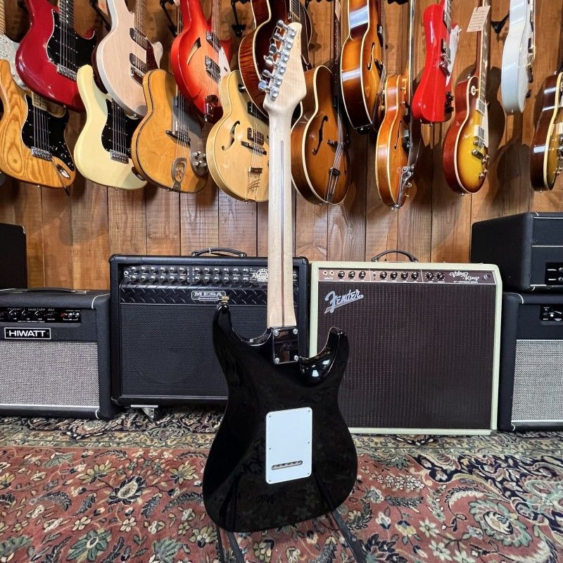SUHR PRO SERIES S4 LEFTY TRANS BLUE DENIM 2009 USA - Image 3