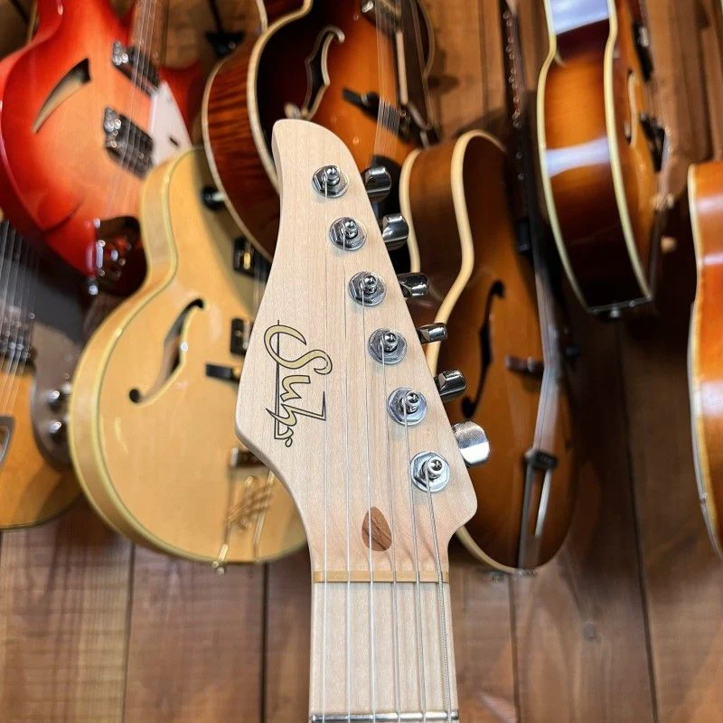 SUHR PRO SERIES S4 LEFTY TRANS BLUE DENIM 2009 USA - Image 6