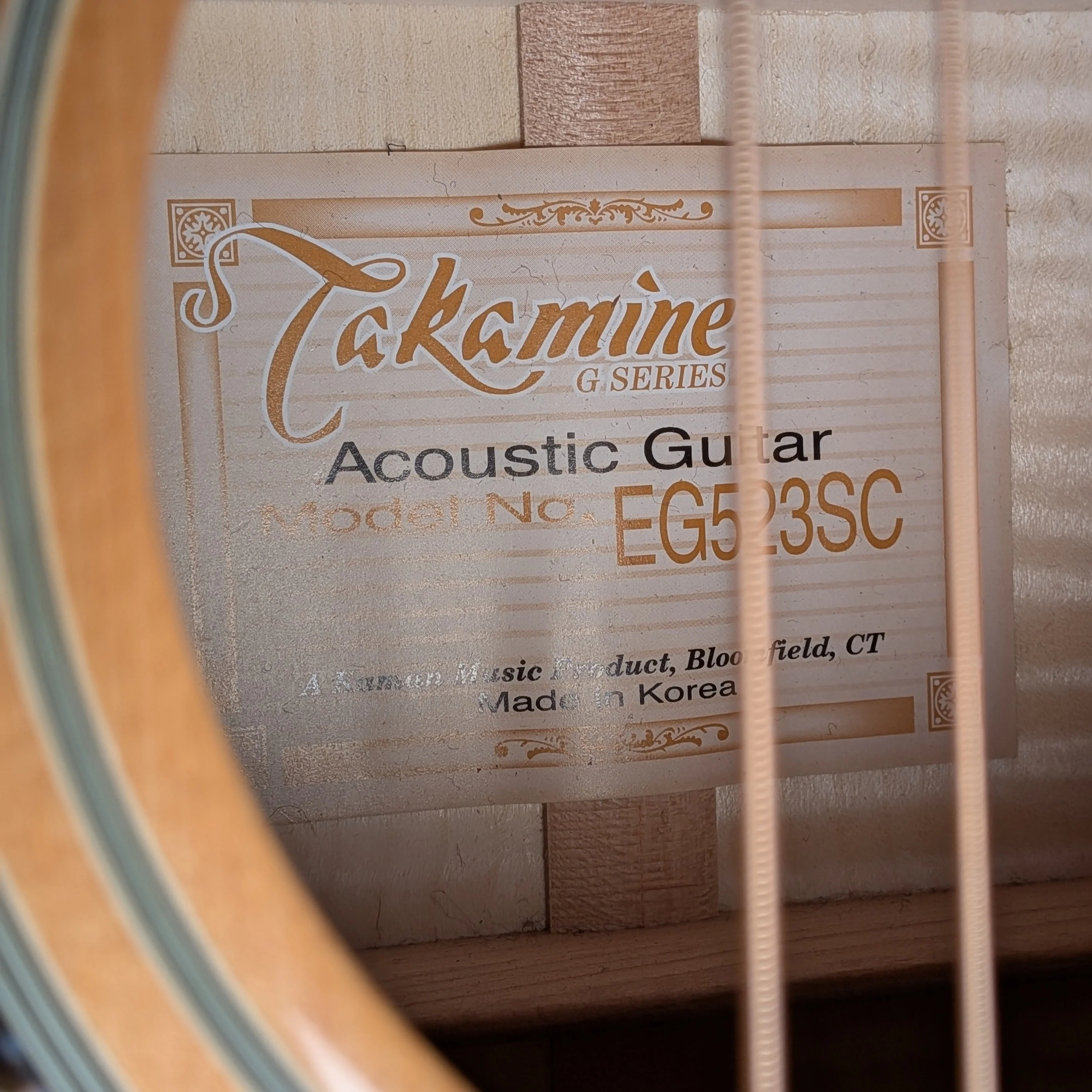 Takamine EG-523SC 2000s - Natural - Image 9