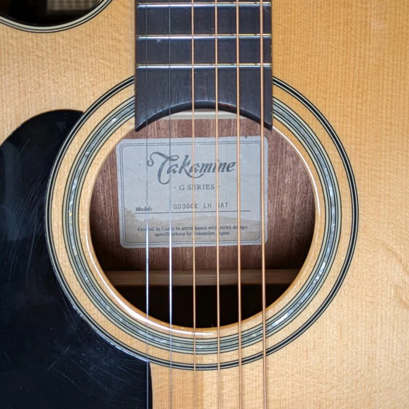 Takamine GD30CE LH NAT G30 Series Gaucher - Image 4