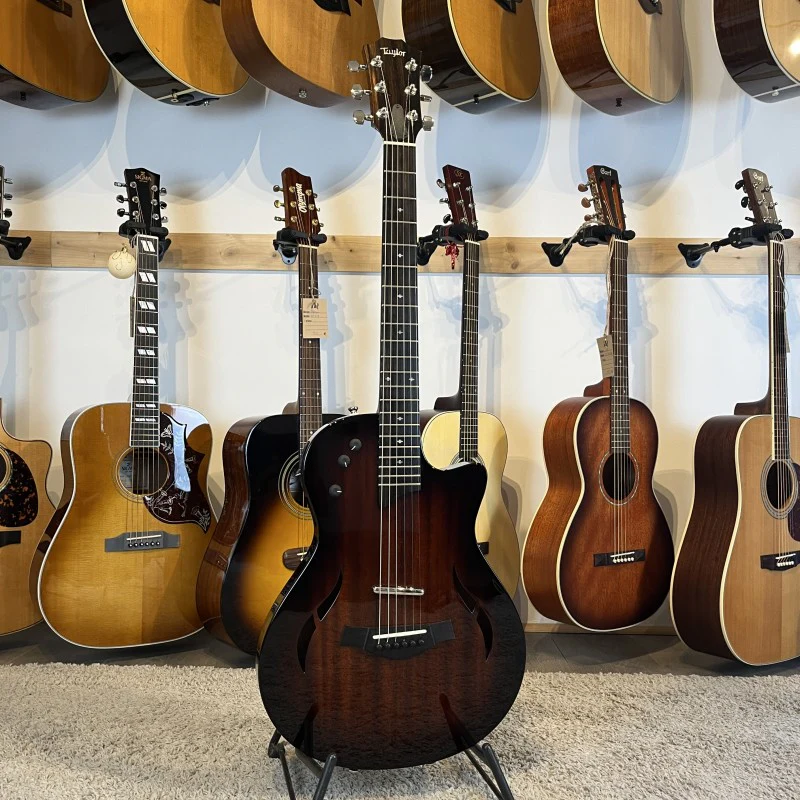 Taylor T5z Classic DLX with Tropical Mahogany Top 2022 - Shaded Edgeburst - Image 3
