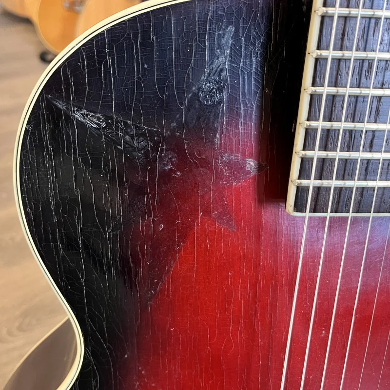 TELLSON ARCHTOP REDBURST 60S - Image 7