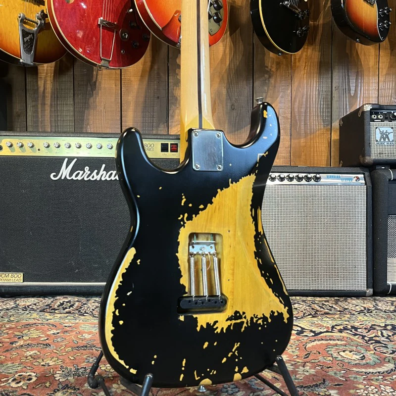 Vintage V6 Icon Series SSS Distressed Boulevard Black - Image 2