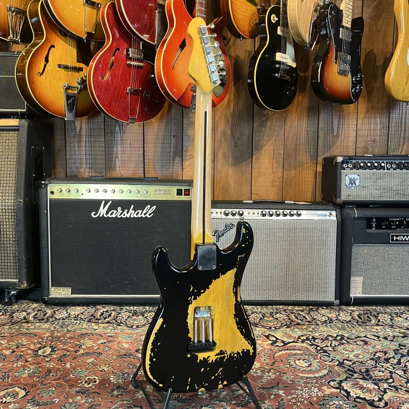 Vintage V6 Icon Series SSS Distressed Boulevard Black - Image 4