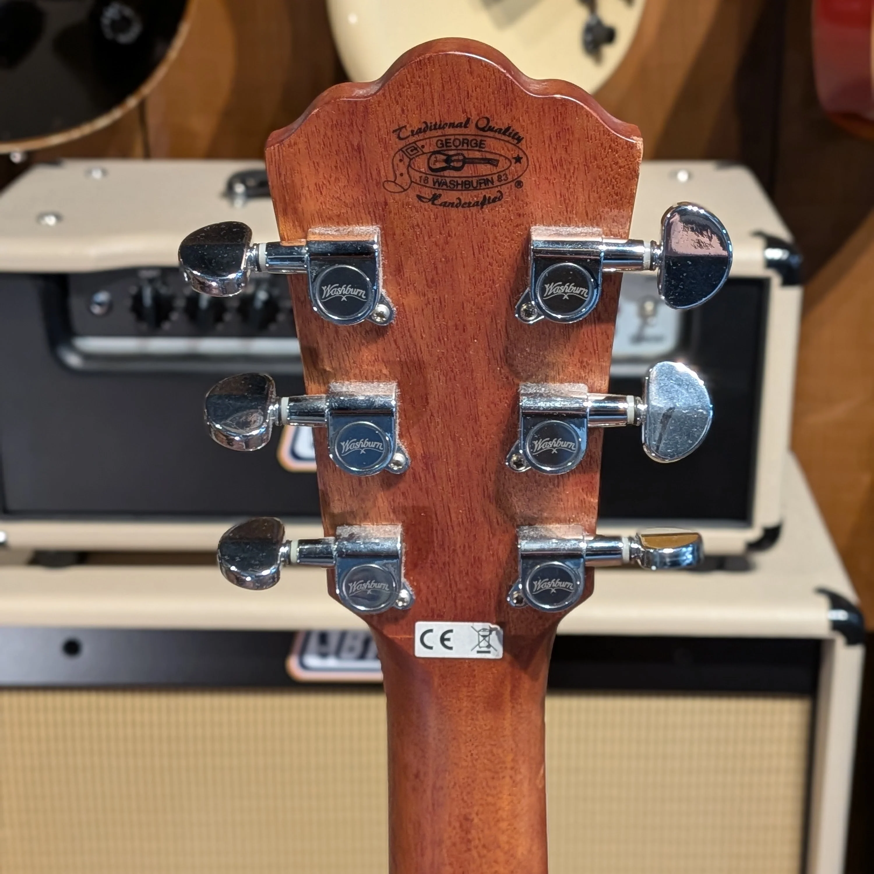 Washburn WD7SCE-0 Harvest Series Dreadnought - Image 7