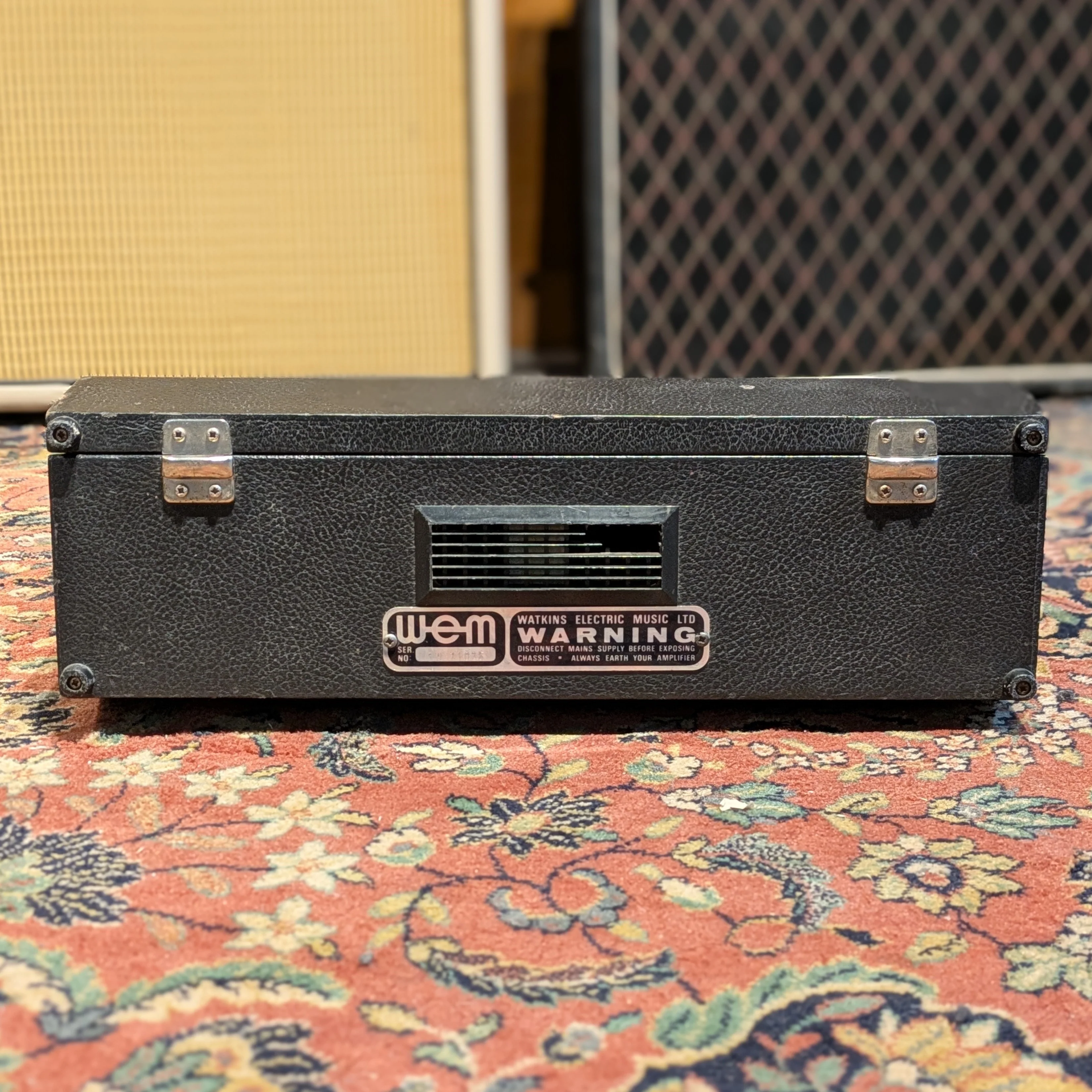 WEM Watkins Copicat Mk4 Solid-State Tape Echo 1970s - Metal with Black Case - Image 3