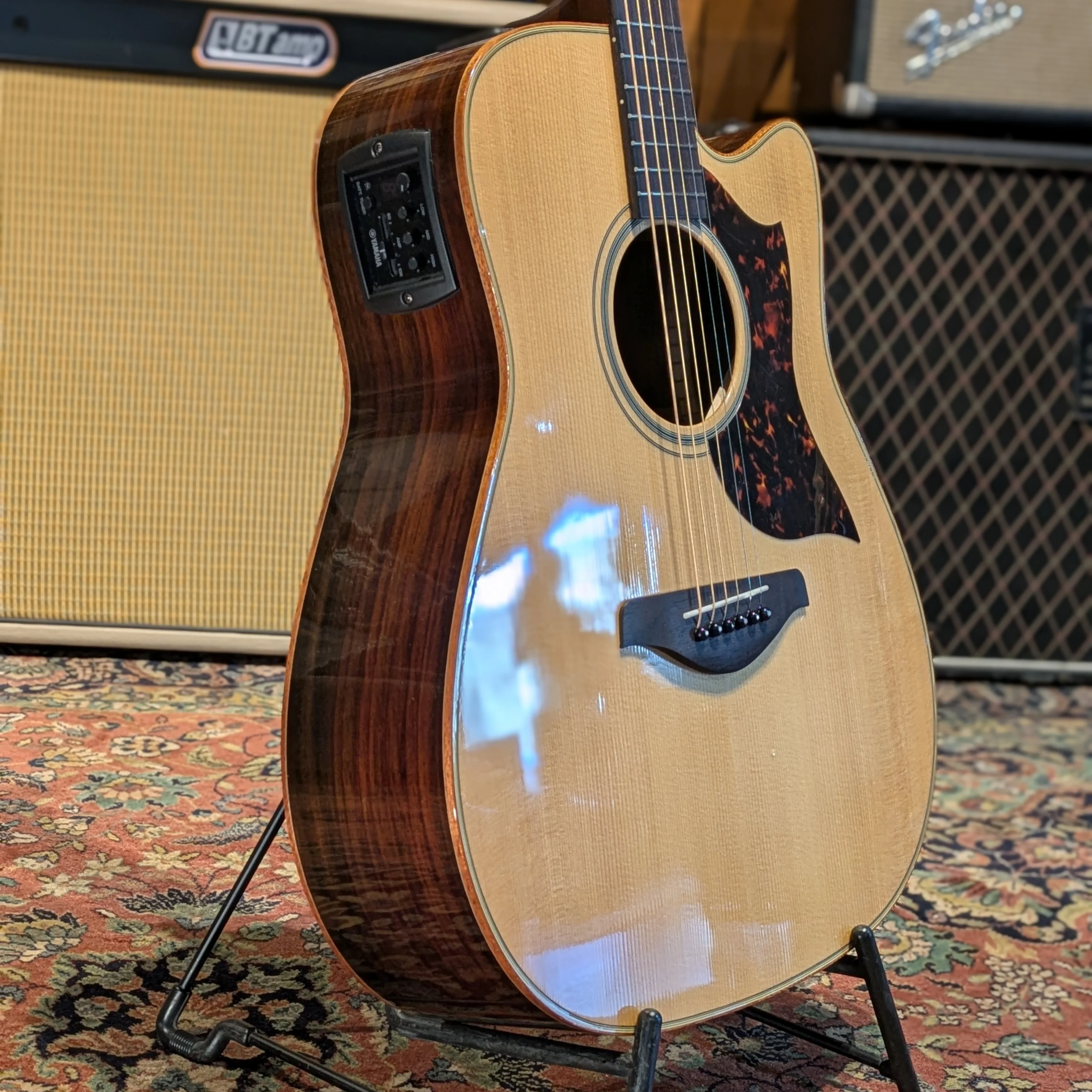 Yamaha A1R Dreadnought 2010s - Natural - Image 2
