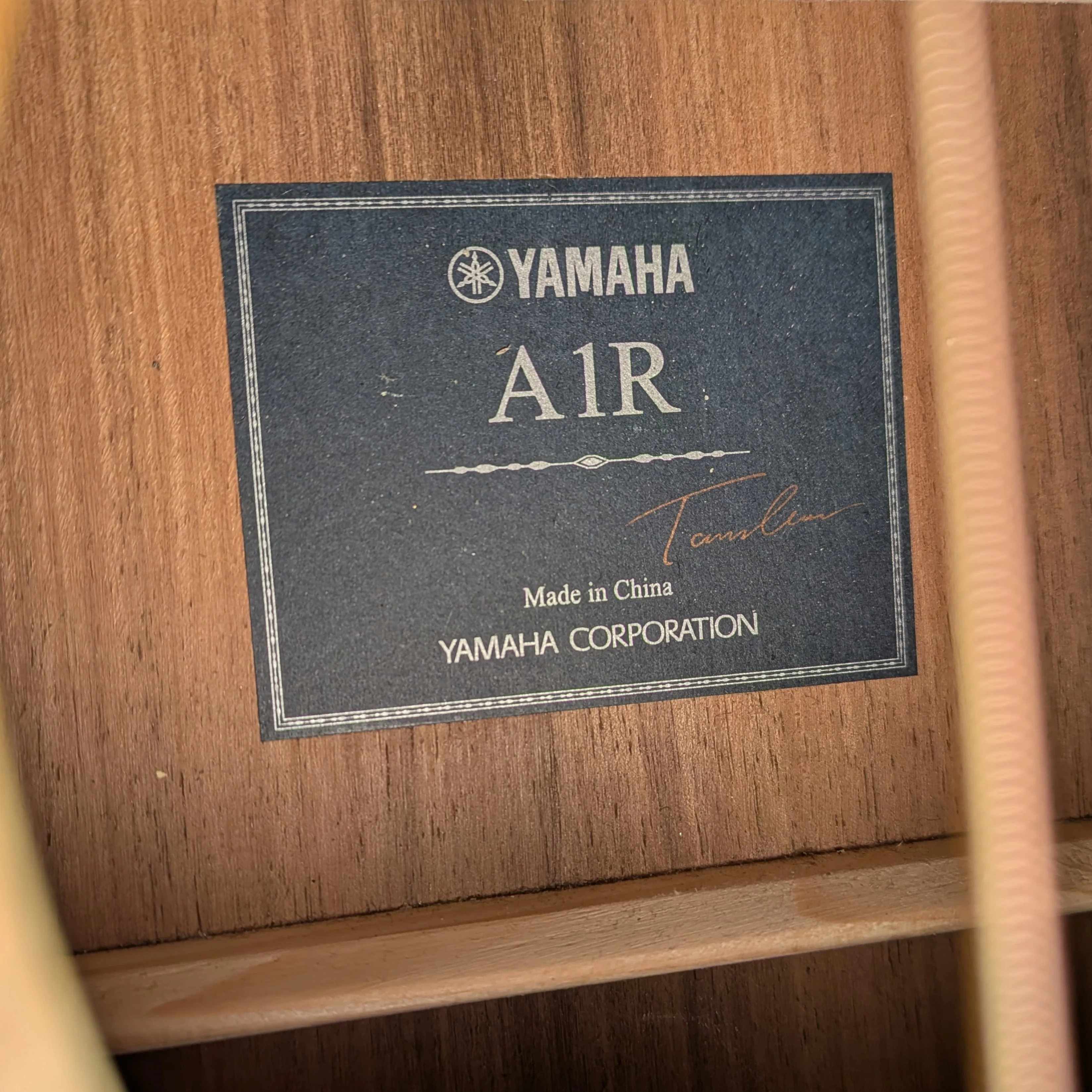 Yamaha A1R Dreadnought 2010s - Natural - Image 8